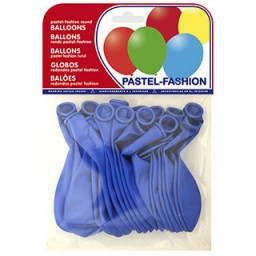 20 globos pastel azul medio